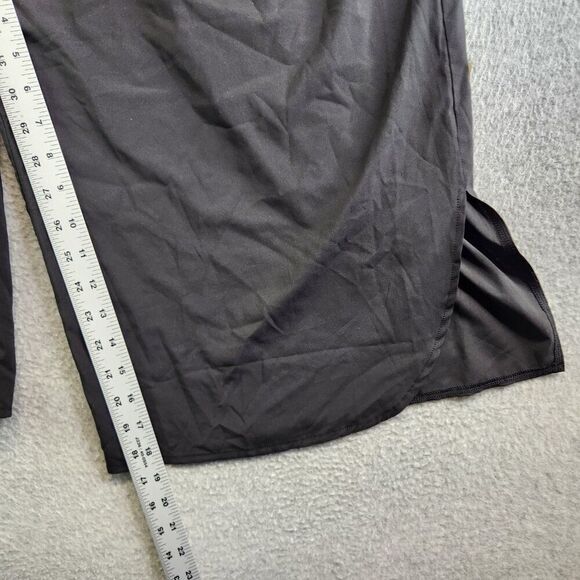 Fabletics Pants Womens XXL Black Wide Leg Cropped Kate Culotte Pull On Flowy - Picture 10 of 13